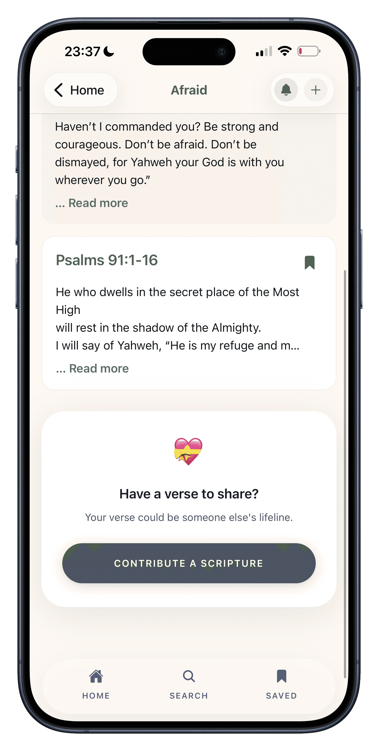 Scripture Mate — contribute a verse