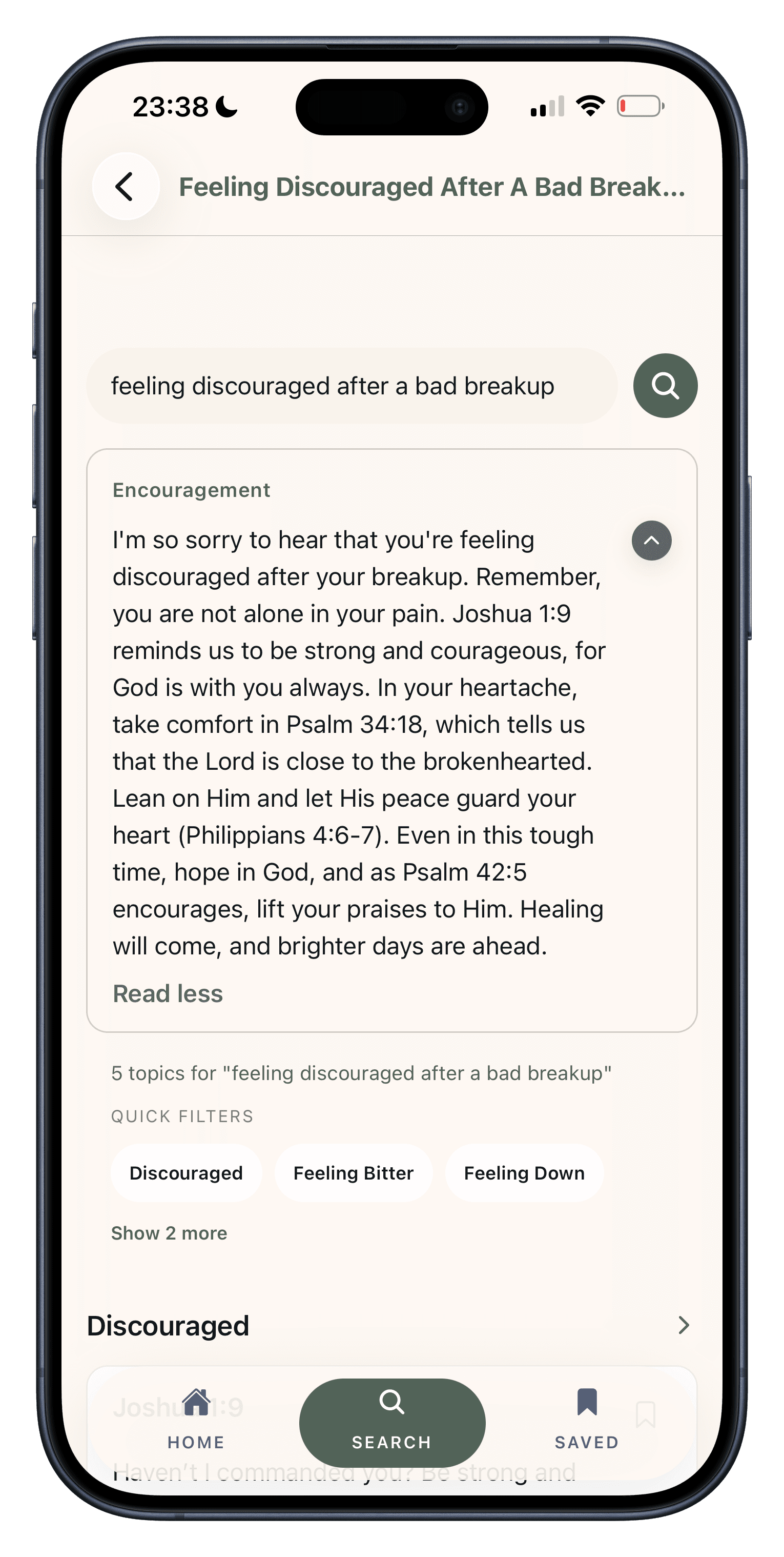 Scripture Mate — AI encouragement with results
