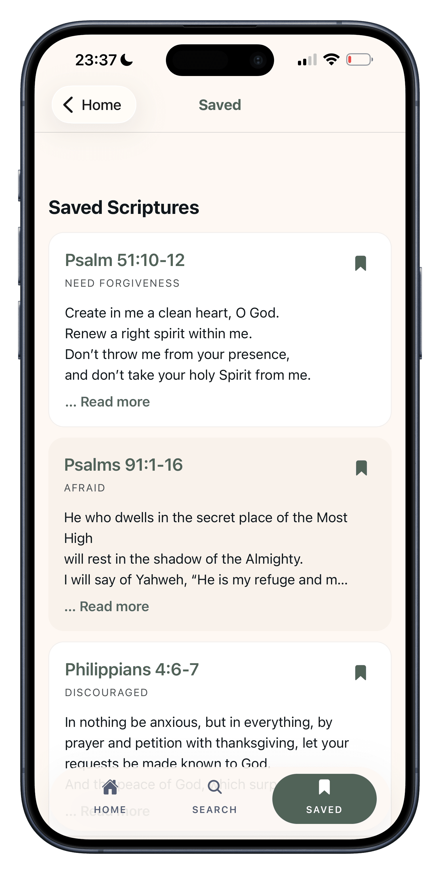 Scripture Mate — saved scriptures